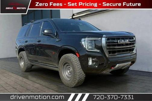Black 2021 GMC Yukon AT4