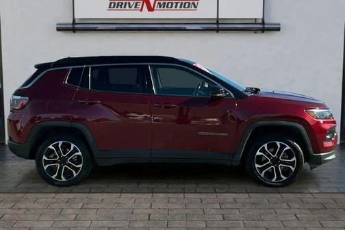 Red 2022 Jeep Compass Limited