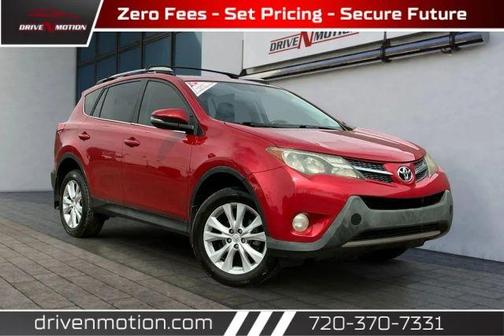 Red 2014 Toyota RAV4 Limited