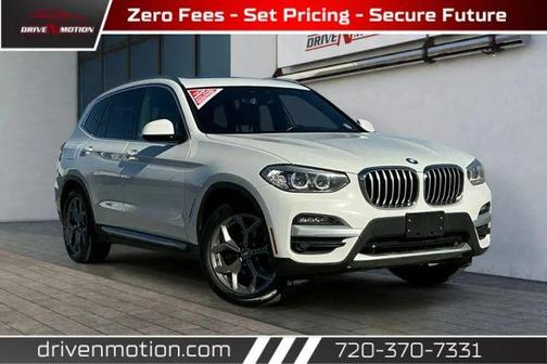 White 2021 BMW X3 xDrive30i