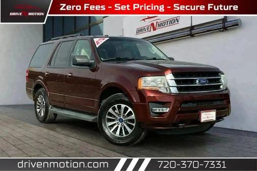 Red 2017 Ford Expedition XLT