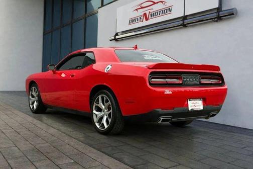Red 2015 Dodge Challenger SXT Plus