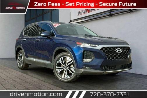 Blue 2019 Hyundai SANTA FE 2.0T Limited
