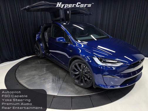 Blue 2022 Tesla Model X Dual Motor All-Wheel Drive