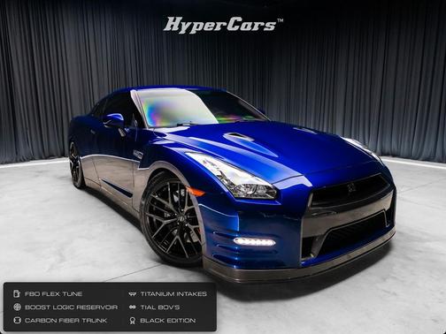 Deep Blue Pearl 2013 Nissan GT-R Black Edition