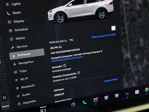 White 2022 Tesla Model X Dual Motor All-Wheel Drive