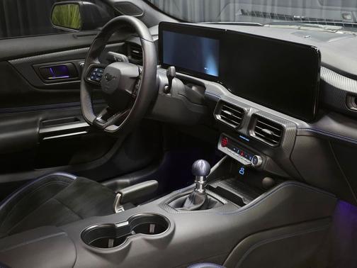 Blue 2024 Ford Mustang Dark Horse Fastback