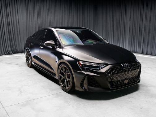 Black 2025 Audi RS 3 TFSI quattro S tronic