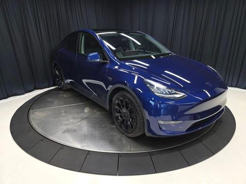 Blue 2021 Tesla Model Y Long Range Dual Motor All-Wheel Drive