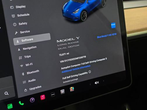 Blue 2021 Tesla Model Y Long Range Dual Motor All-Wheel Drive