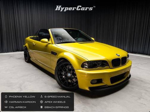 Yellow 2005 BMW M3 Base