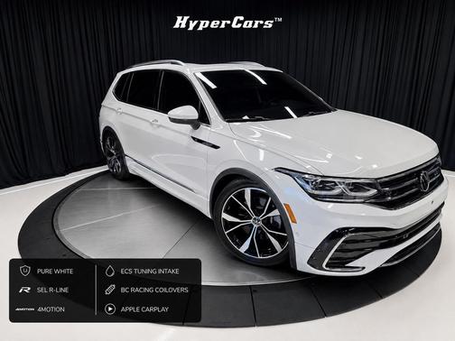 White 2022 Volkswagen Tiguan 2.0T SEL R-Line 4MOTION