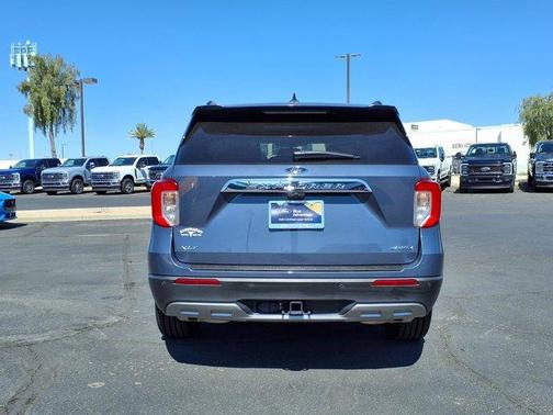 Blue 2021 Ford Explorer XLT