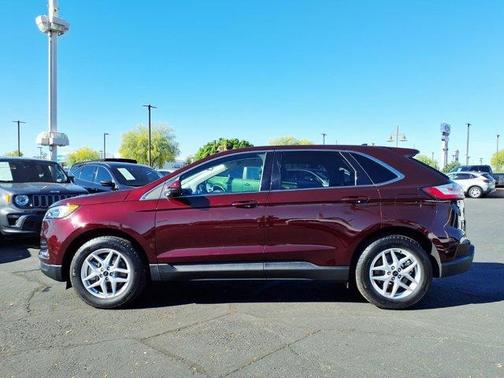 Burgundy Velvet 2024 Ford Edge SEL