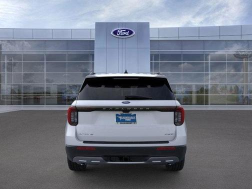 Space White Metallic 2026 Ford Explorer Active