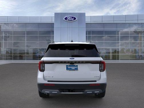 Space White Metallic 2026 Ford Explorer Active