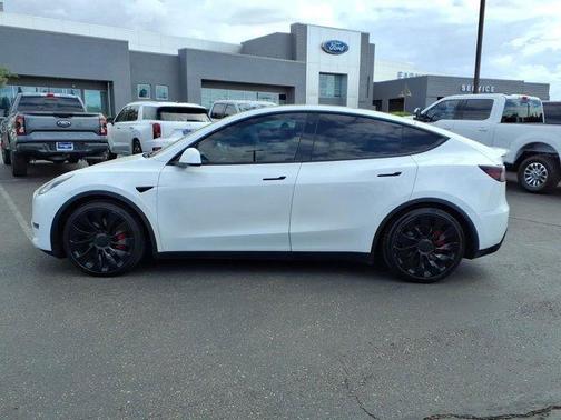 White 2020 Tesla Model Y Performance