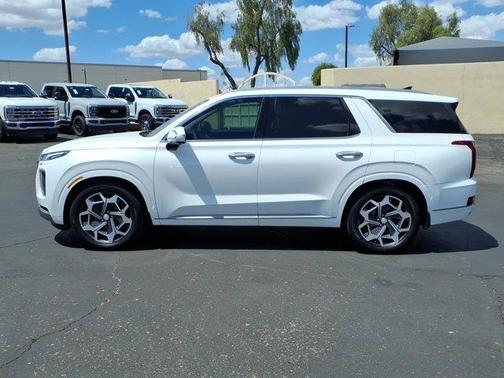 Hyper White 2022 Hyundai PALISADE Calligraphy