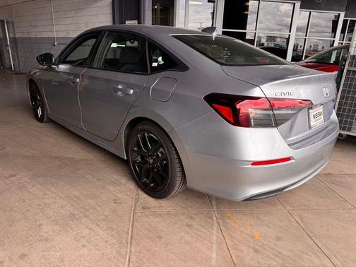 Solar Silver Metallic 2025 Honda Civic Sport