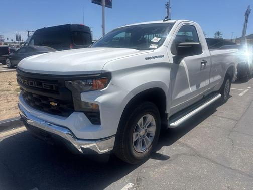 Summit White 2025 Chevrolet Silverado 1500 WT