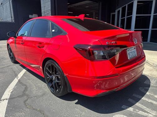 Rallye Red 2025 Honda Civic Hybrid Sport