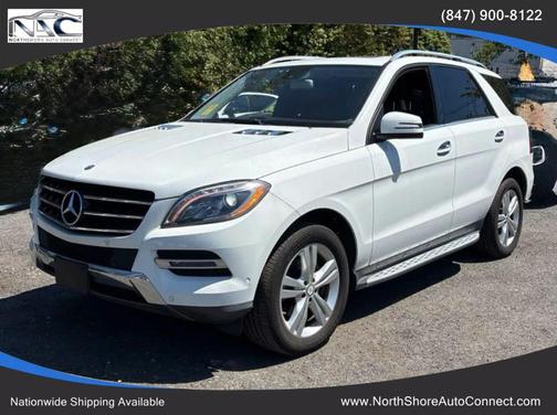 Polar White 2014 Mercedes-Benz M-Class ML 350 4MATIC