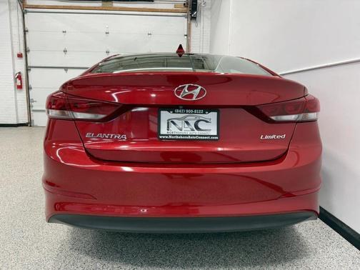 Scarlet Red 2017 Hyundai ELANTRA Limited