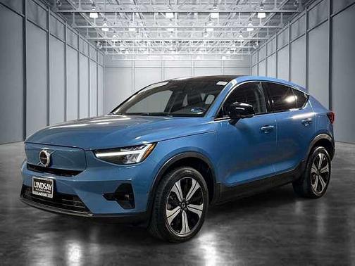 Fjord Blue 2023 Volvo C40 Recharge Pure Electric Plus