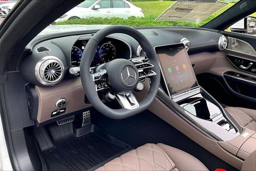 White 2026 Mercedes-Benz AMG SL 55 Base
