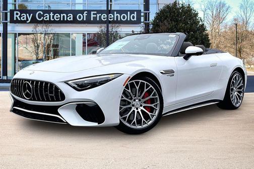 White 2026 Mercedes-Benz AMG SL 55 Base