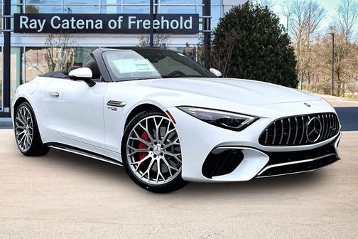 White 2026 Mercedes-Benz AMG SL 55 Base