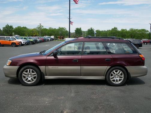 Red 2001 Subaru Outback Base