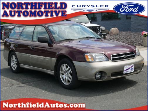 Red 2001 Subaru Outback Base