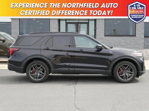 Agate Black Metallic 2025 Ford Explorer ST-Line