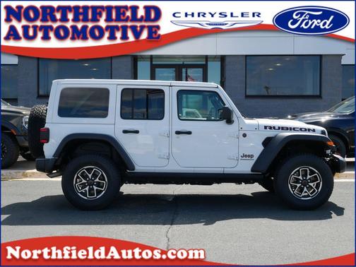 Bright White Clearcoat 2025 Jeep Wrangler Rubicon