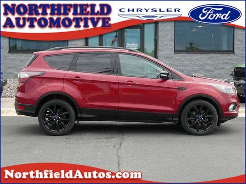 Red 2017 Ford Escape Titanium