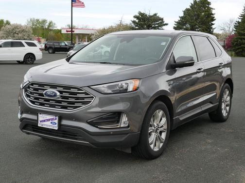 Carbonized Gray Metallic 2024 Ford Edge Titanium