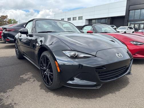 Jet Black Mica 2025 Mazda MX-5 Miata Grand Touring Convertible