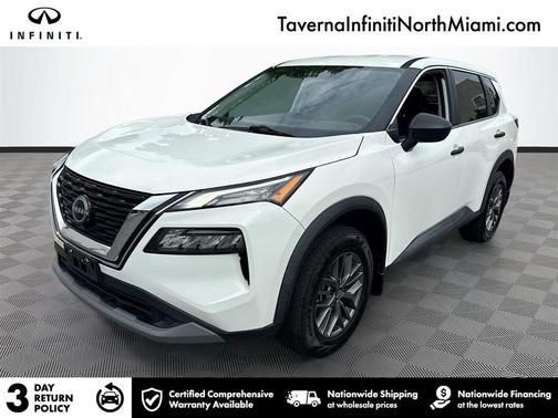 Glacier White 2023 Nissan Rogue S