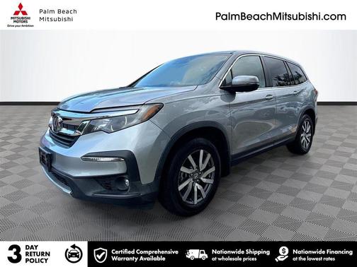 Lunar Silver Metallic 2021 Honda Pilot 2WD EX