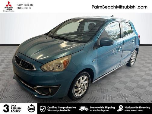 Sapphire Blue 2017 Mitsubishi Mirage SE