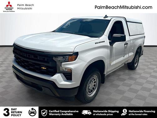 Summit White 2023 Chevrolet Silverado 1500 WT