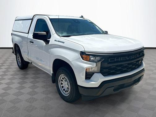 Summit White 2023 Chevrolet Silverado 1500 WT