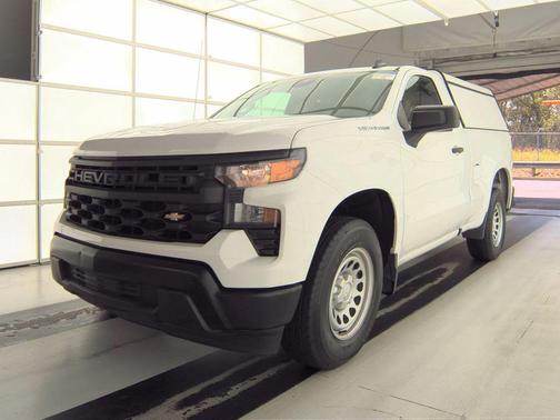 Summit White 2023 Chevrolet Silverado 1500 WT