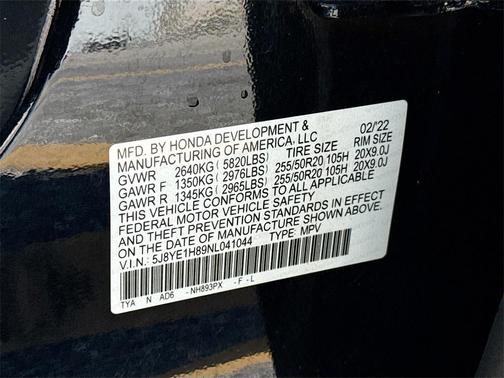 2022 Acura MDX Advance Package