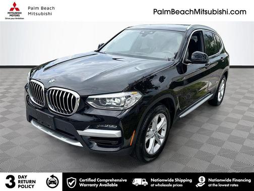 Jet Black 2020 BMW X3 xDrive30i