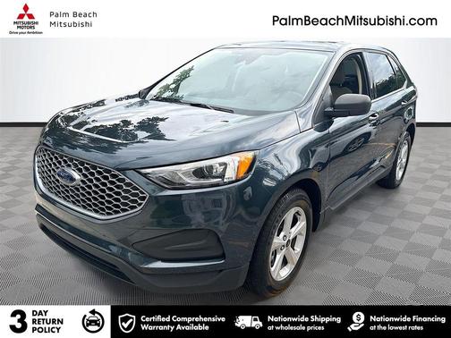 Blue Metallic 2023 Ford Edge SE