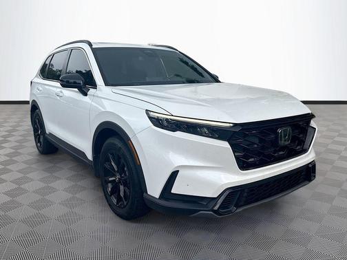 Platinum White Pearl 2024 Honda CR-V Hybrid Sport FWD