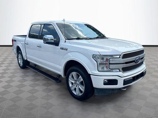 White Platinum 2019 Ford F-150 Platinum