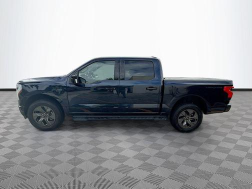 Antimatter Blue Metallic 2022 Ford F-150 Lightning LARIAT